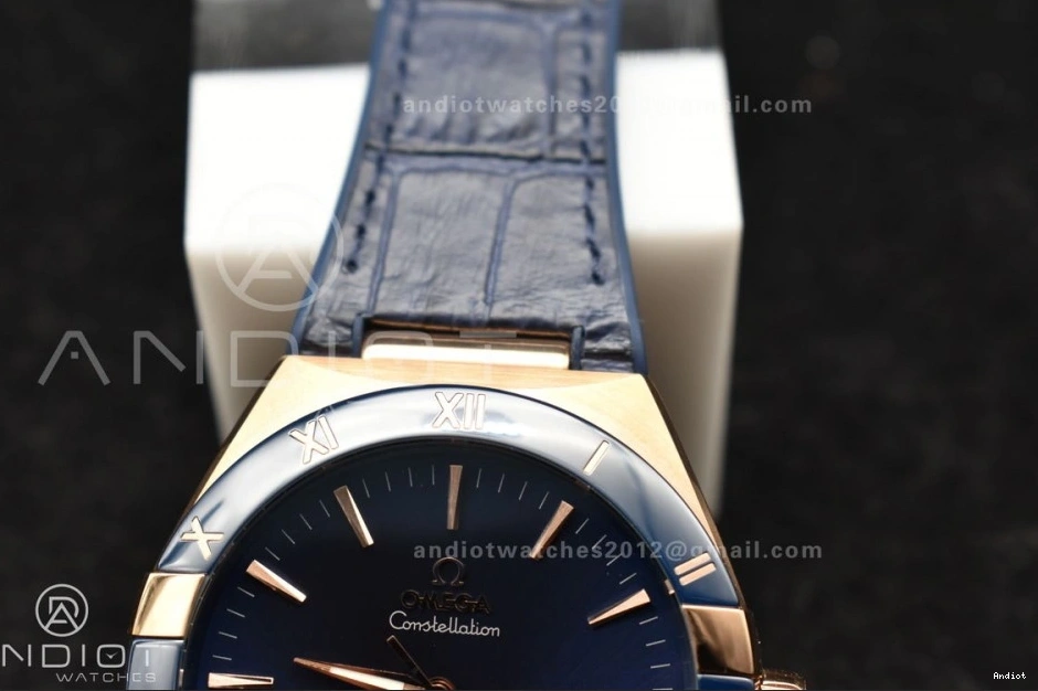 Blue On Clone 1:1 A8900 Super Constellation YG Strap Blue Gummy Dial Ceramic Edition Best VSF Blue 0304